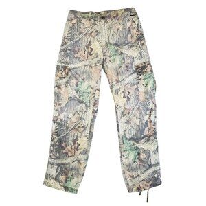 Vintage 90s Camo Cargo Wide Leg Baggy Pants - Large